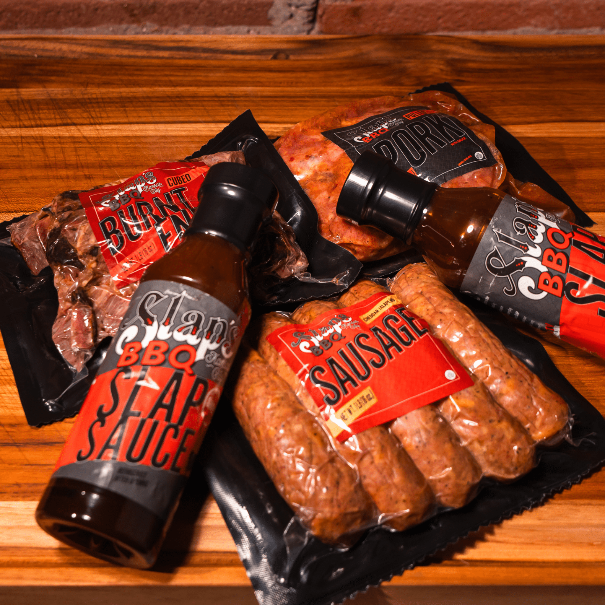 Burnt Ends, Pulled Pork & Sausage - Slap's BBQ