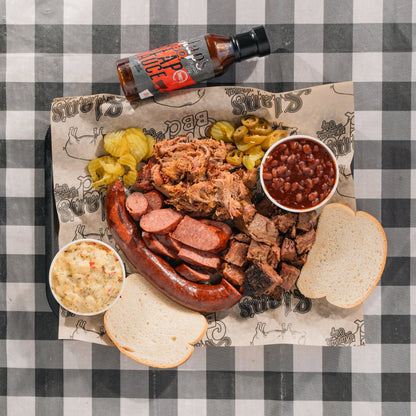 Burnt Ends, Pulled Pork & Sausage - Slap's BBQ