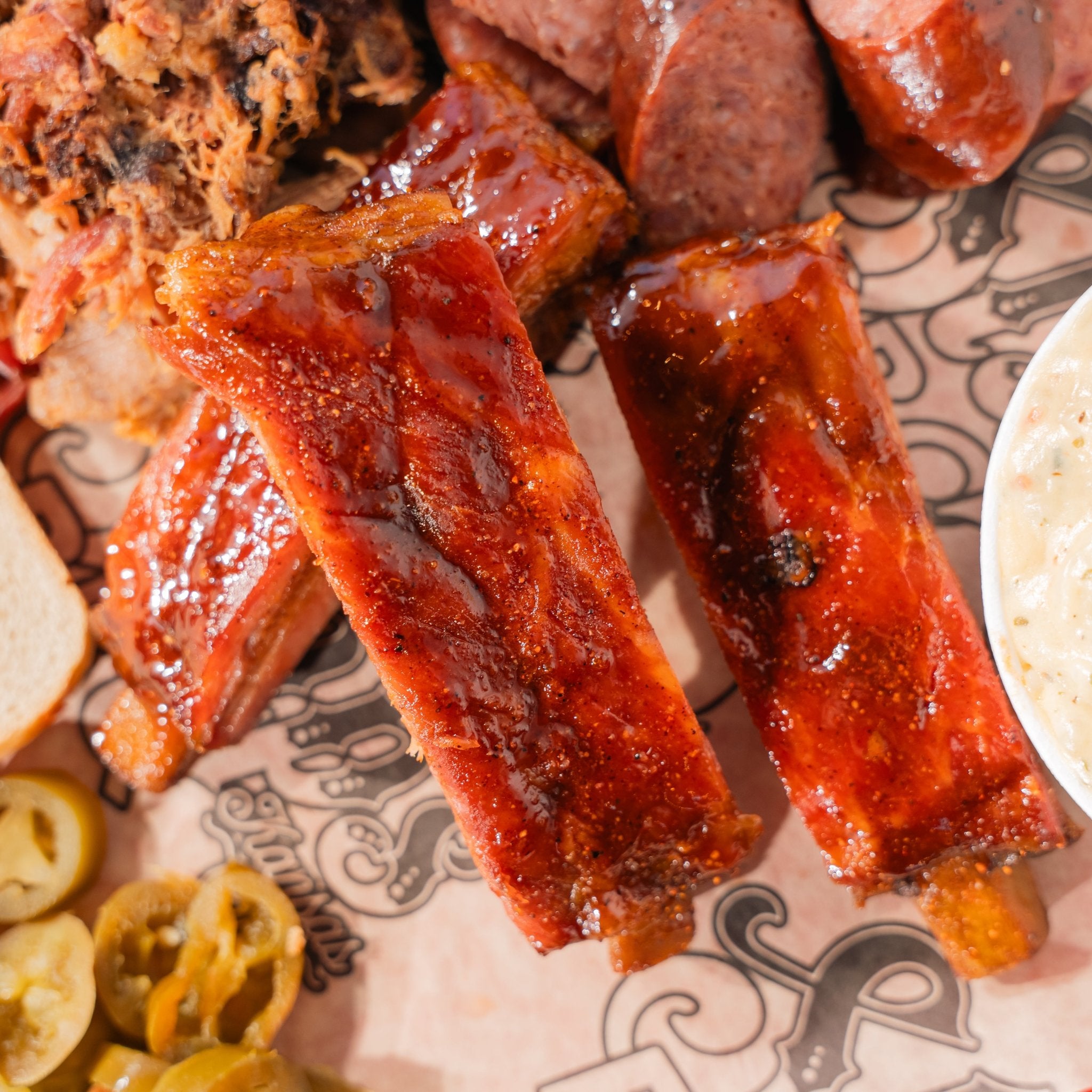 Ribs, Pork & Sausage - Slap's BBQ