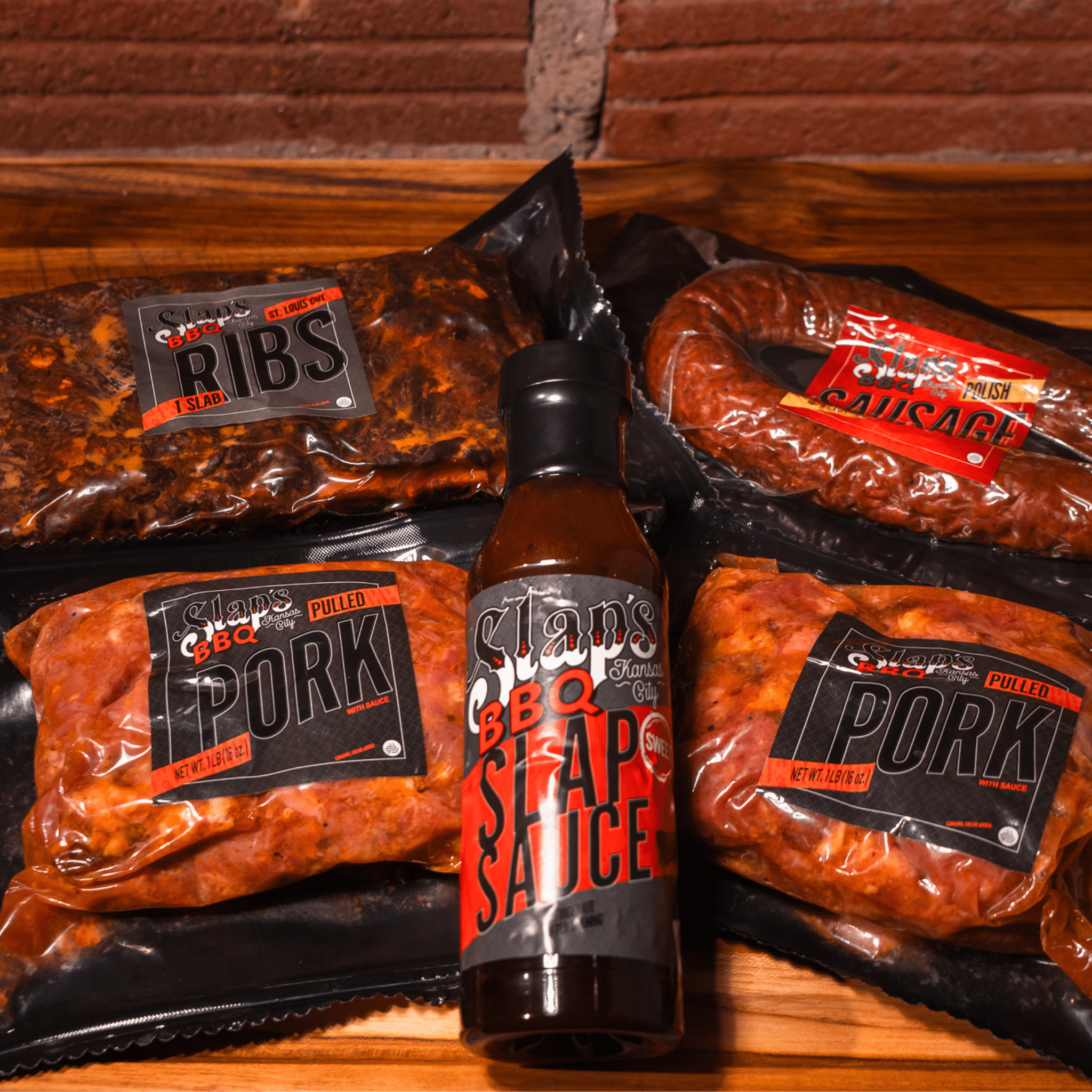 Ribs, Pork & Sausage - Slap's BBQ